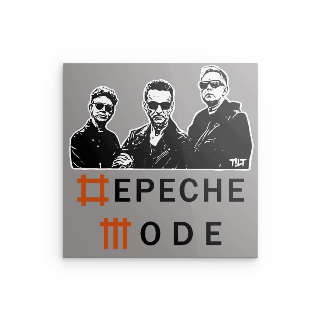 Tiny "T!LT rocks Depeche Mode 1" auf Metall