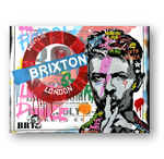 "Brixton Bowie" auf Relief-Metall