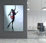 "Diver" on acrylic glass