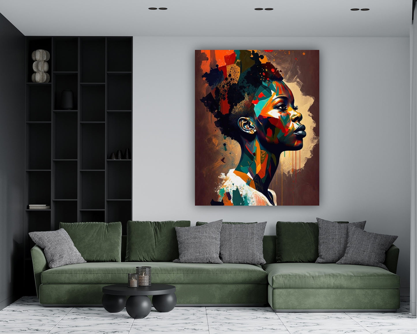 "Queen of all Tribes" auf Acrylglas
