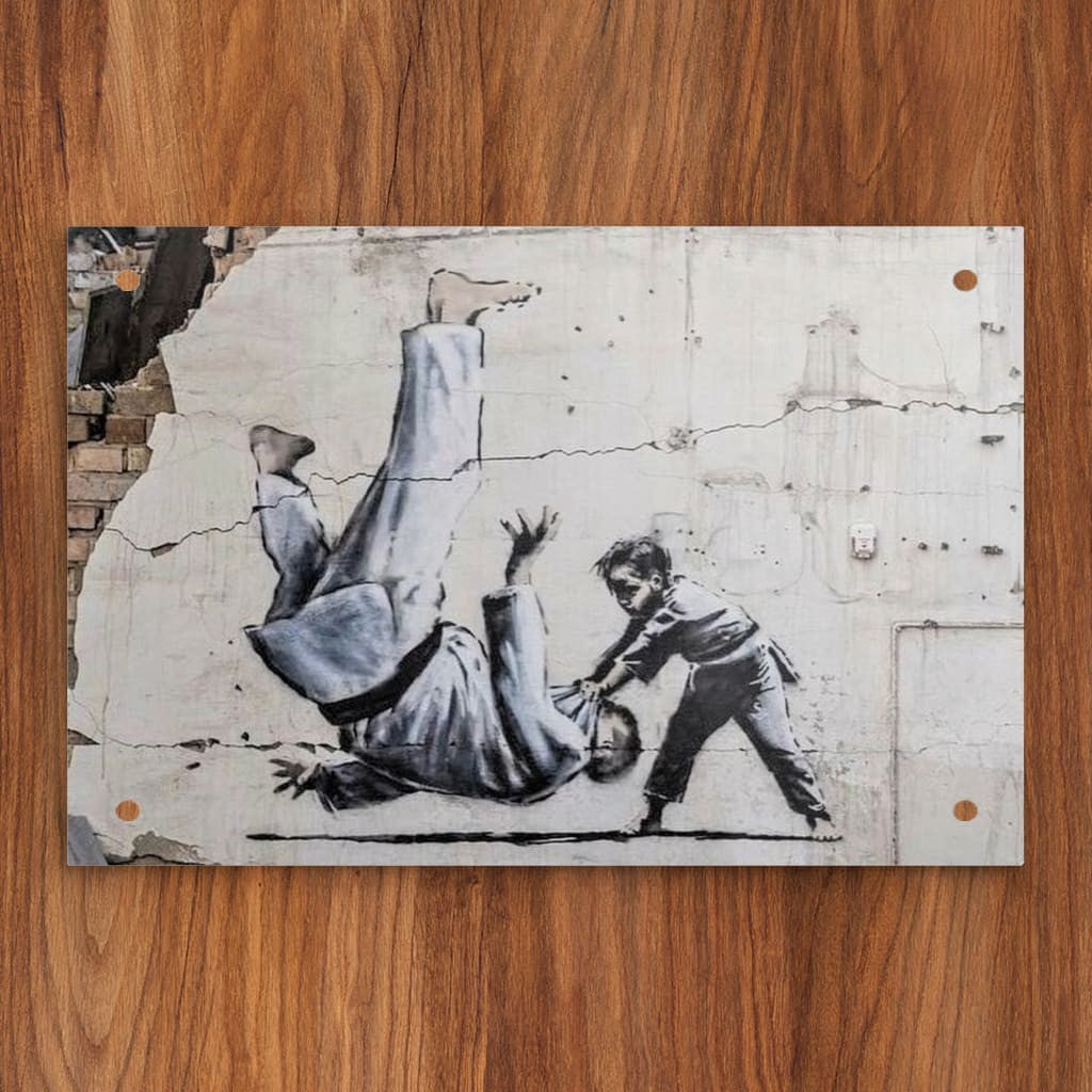"Judo with Pu..." on metal