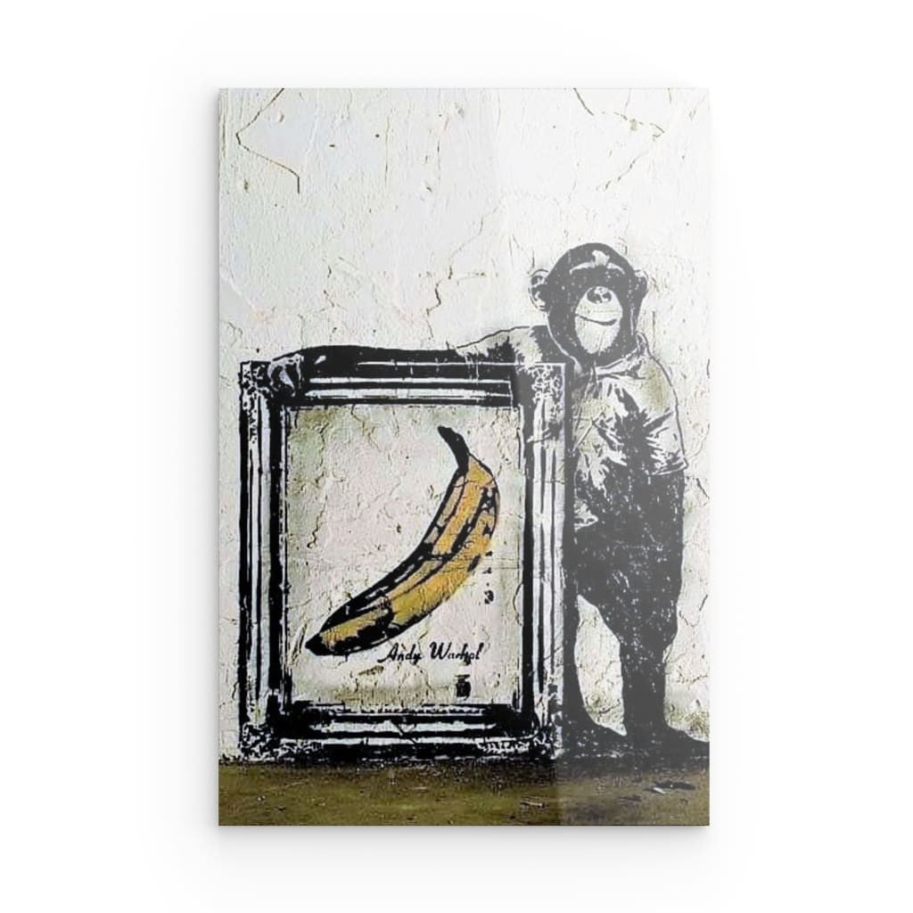 "Banksy & Warhol" auf Acryl Glas