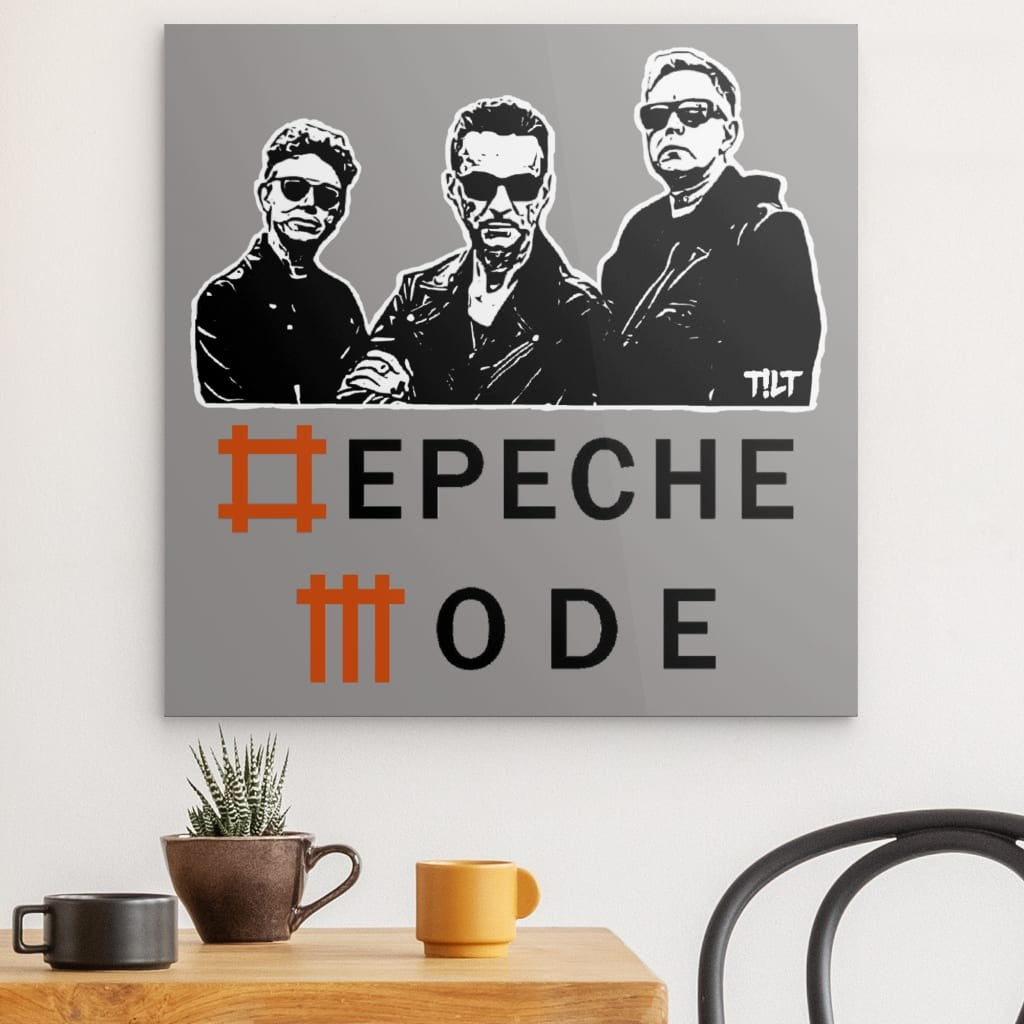 "T!LT rocks Depeche Mode 1" on metal