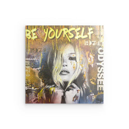 "Kate Moss Be Yourself" auf Acrylglas - XL Edition